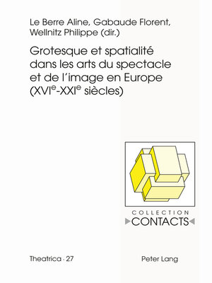 cover image of Grotesque et spatialité dans les arts du spectacle et de l'image en Europe (XVIe—XXIe siècles)